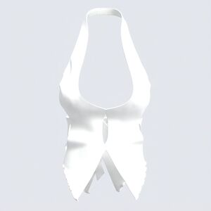 Nwt Finesse Ribbed Marshmallow Halter Tank Top Xs